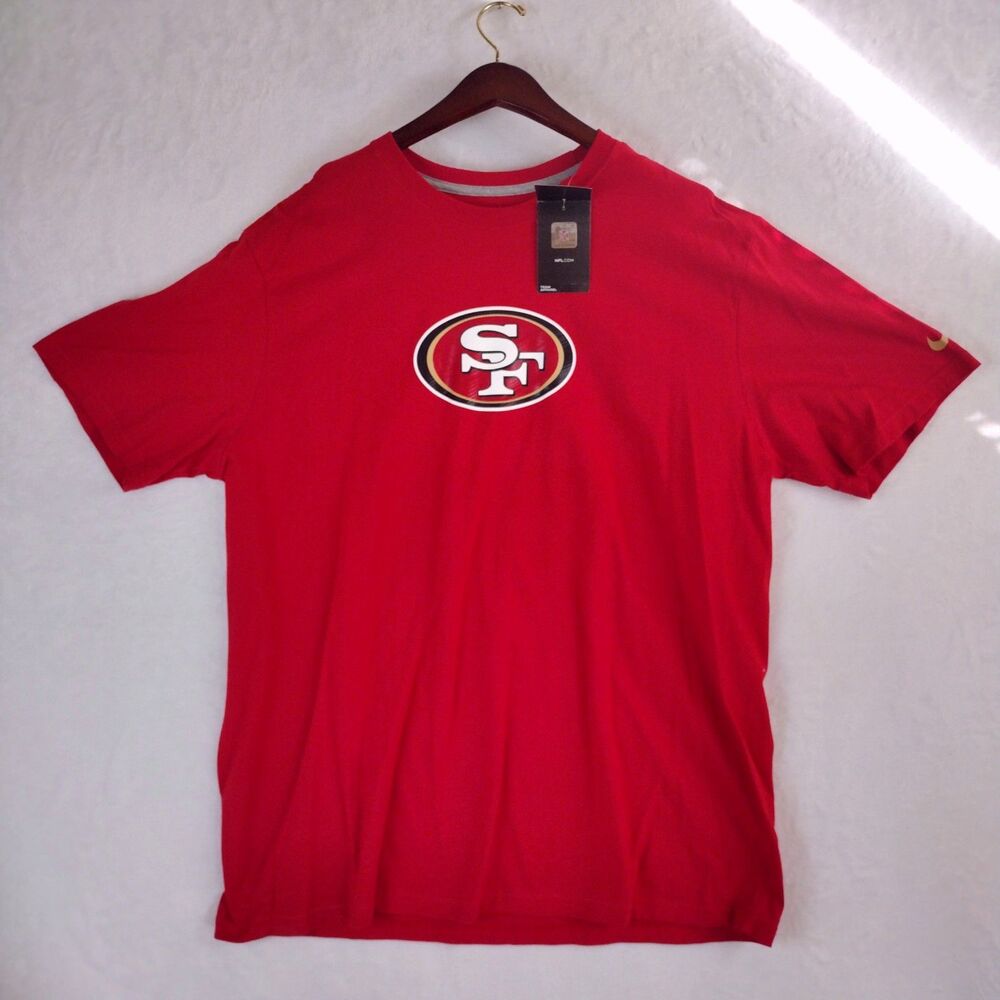 NFL Vintage San Francisco 49ers Red T-Shirt Short Sleeve Size 2XL New With Tag